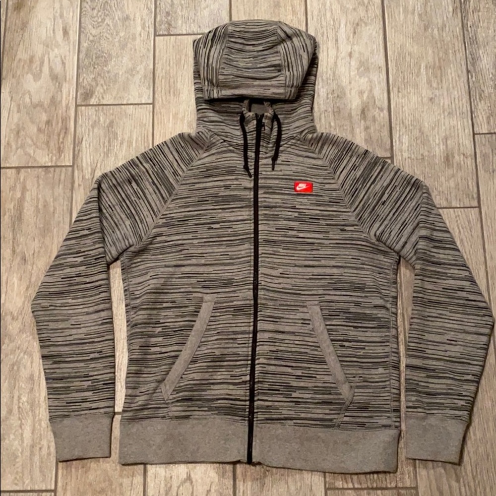 NIKE striped HOODIE SMALL S